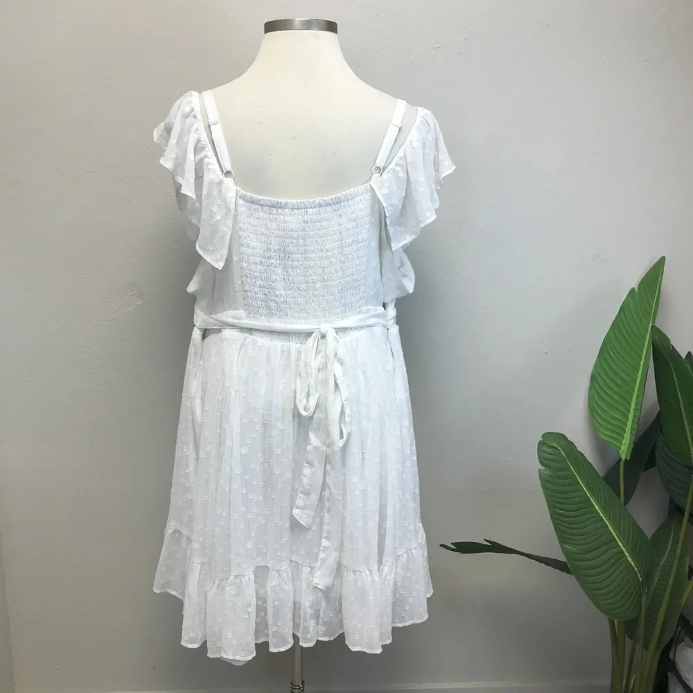 Torrid Clip Dot Chiffon Skater Dress - New! - Size 26 (4)